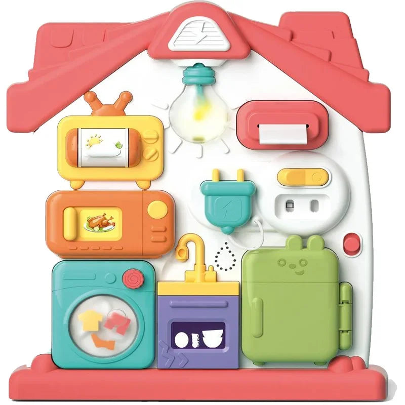 Planche d’activités Montessori / Jouet sensoriel avec musique et interrupteurs lumineux / Jouet multifonction pour tout-petits / Cadeau éducatif pour la petite enfance - easyfycontrol