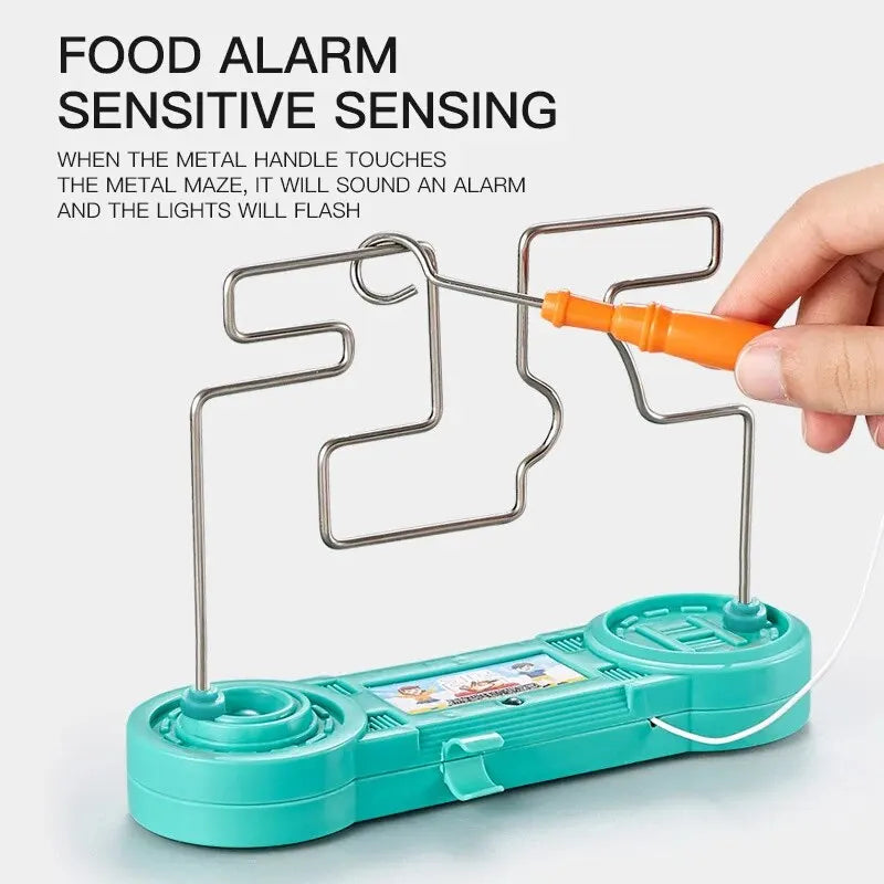 Jeu de labyrinthe électrique Fire Line Impact / Puzzle interactif pour enfants / Jouet créatif / Jeu de concentration / Idée cadeau