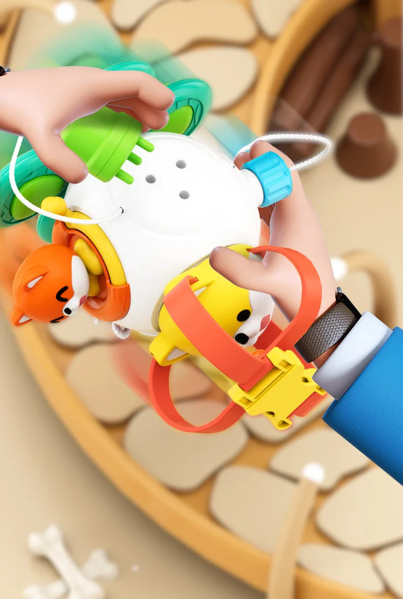 Cube de planche occupée pour bébé, jouets sensoriels Montessori pour tout-petits, activités d'apprentissage éducatives, jouet de voyage, boîte de verrouillage, motricité Fine