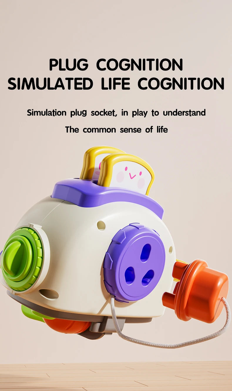 Cube de planche occupée pour bébé, jouets sensoriels Montessori pour tout-petits, activités d'apprentissage éducatives, jouet de voyage, boîte de verrouillage, motricité Fine