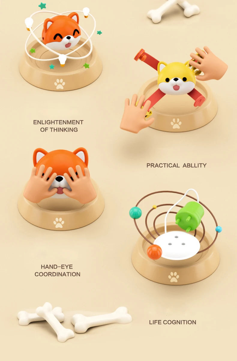 Cube de planche occupée pour bébé, jouets sensoriels Montessori pour tout-petits, activités d'apprentissage éducatives, jouet de voyage, boîte de verrouillage, motricité Fine