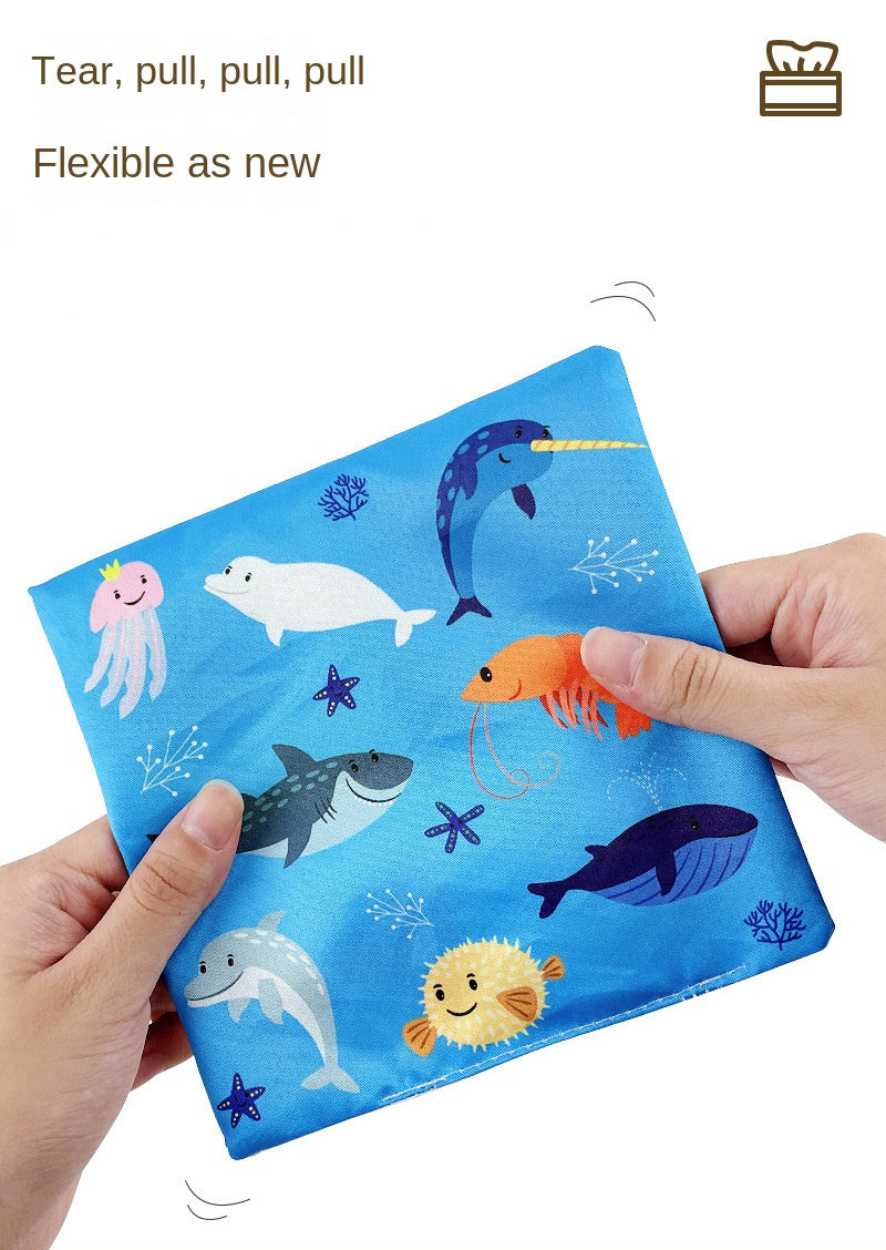 Jouet Montessori pour bébé, boîte à mouchoirs magique, activité d'apprentissage, jouet mentaires oriel pour enfants, exercice des doigts, jeu de société occupé